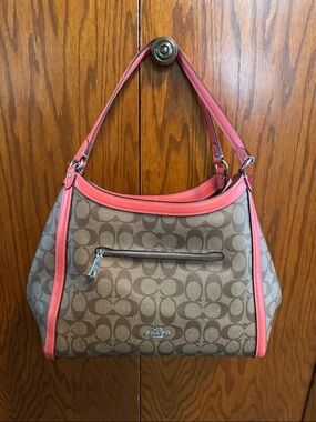 Coach Kristy Shoulder Bag In Signature Canvas NEW Never Worn